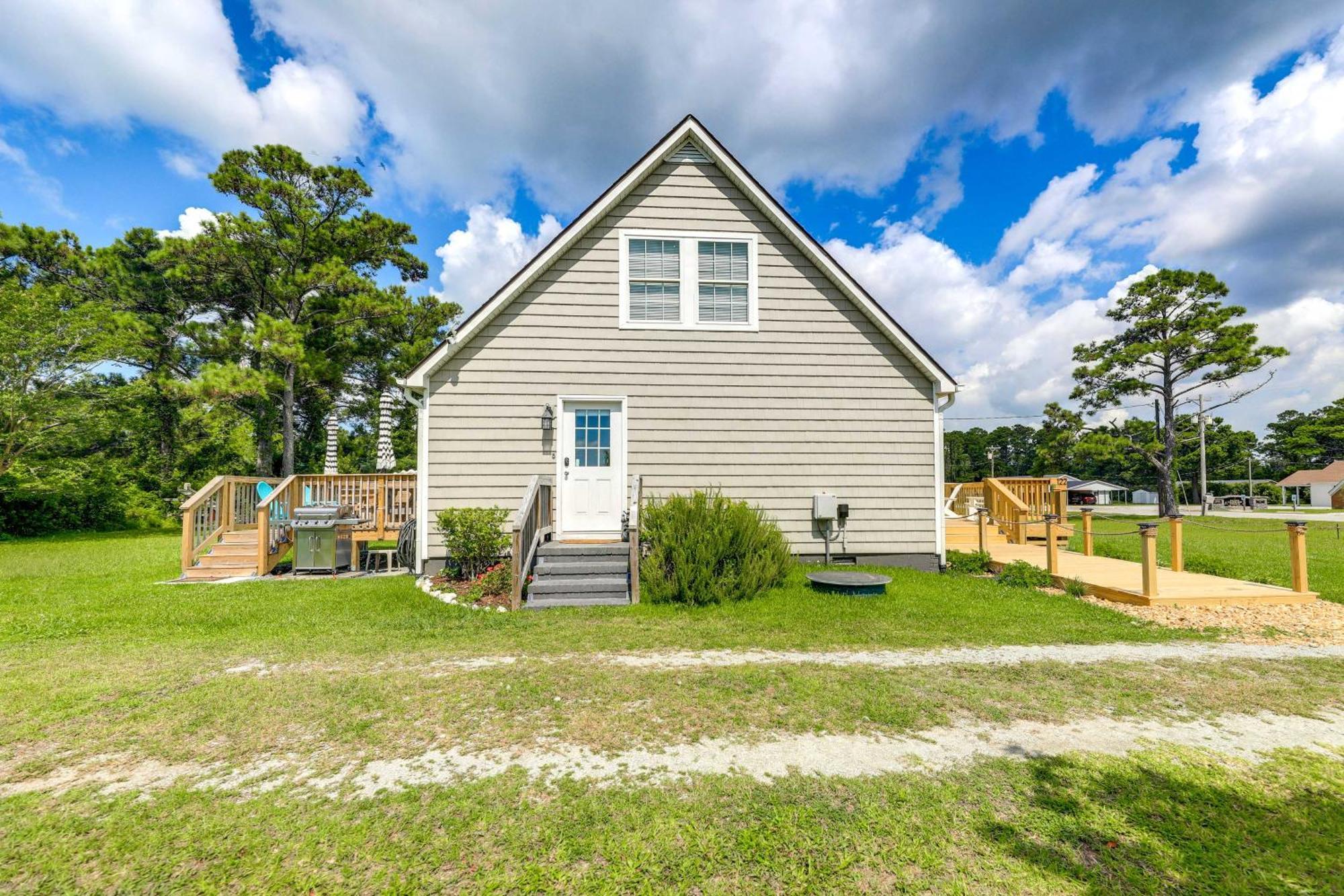 The Willowberry House With Deck And Grill! Harkers Island Eksteriør bilde