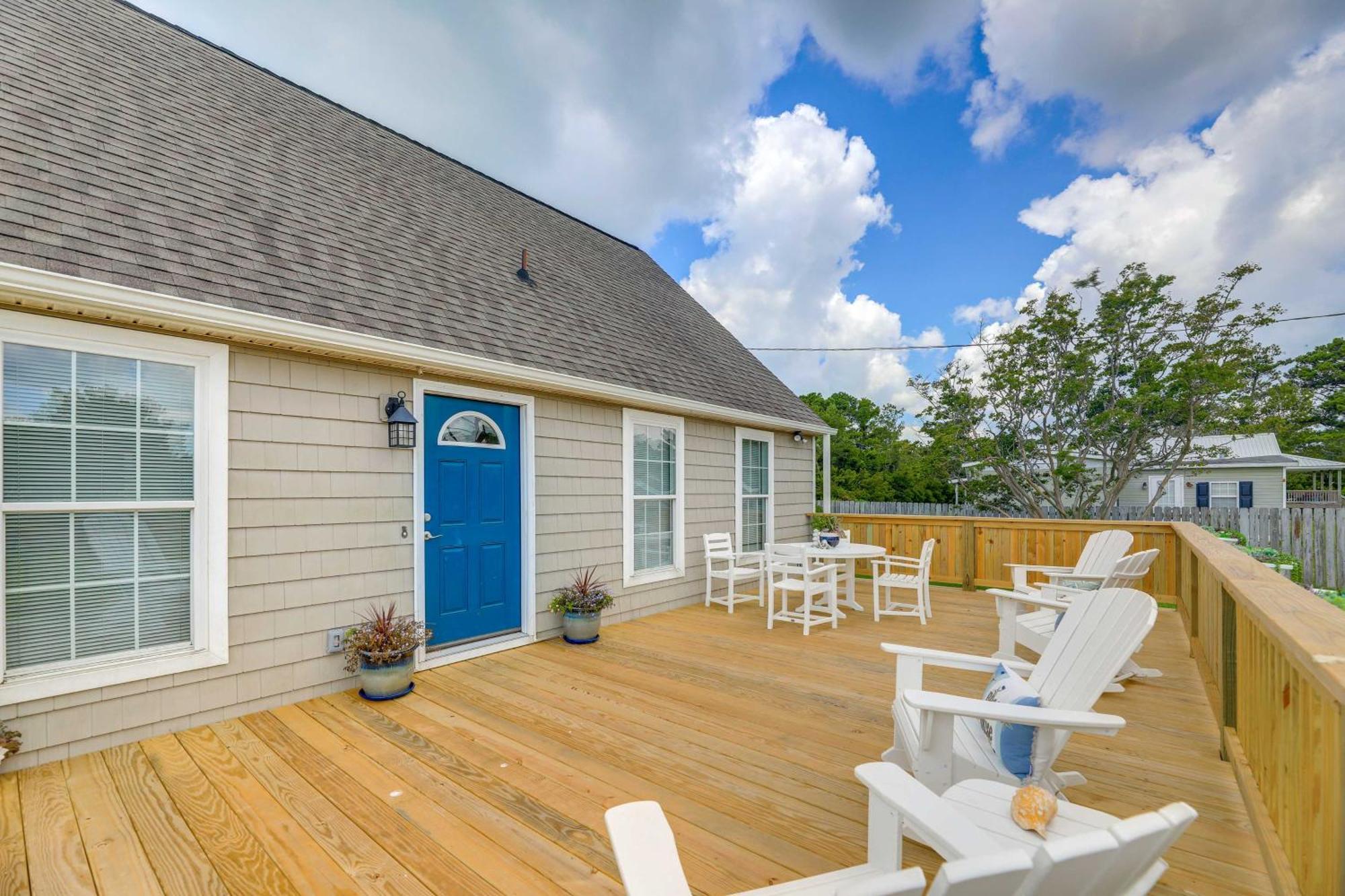 The Willowberry House With Deck And Grill! Harkers Island Eksteriør bilde