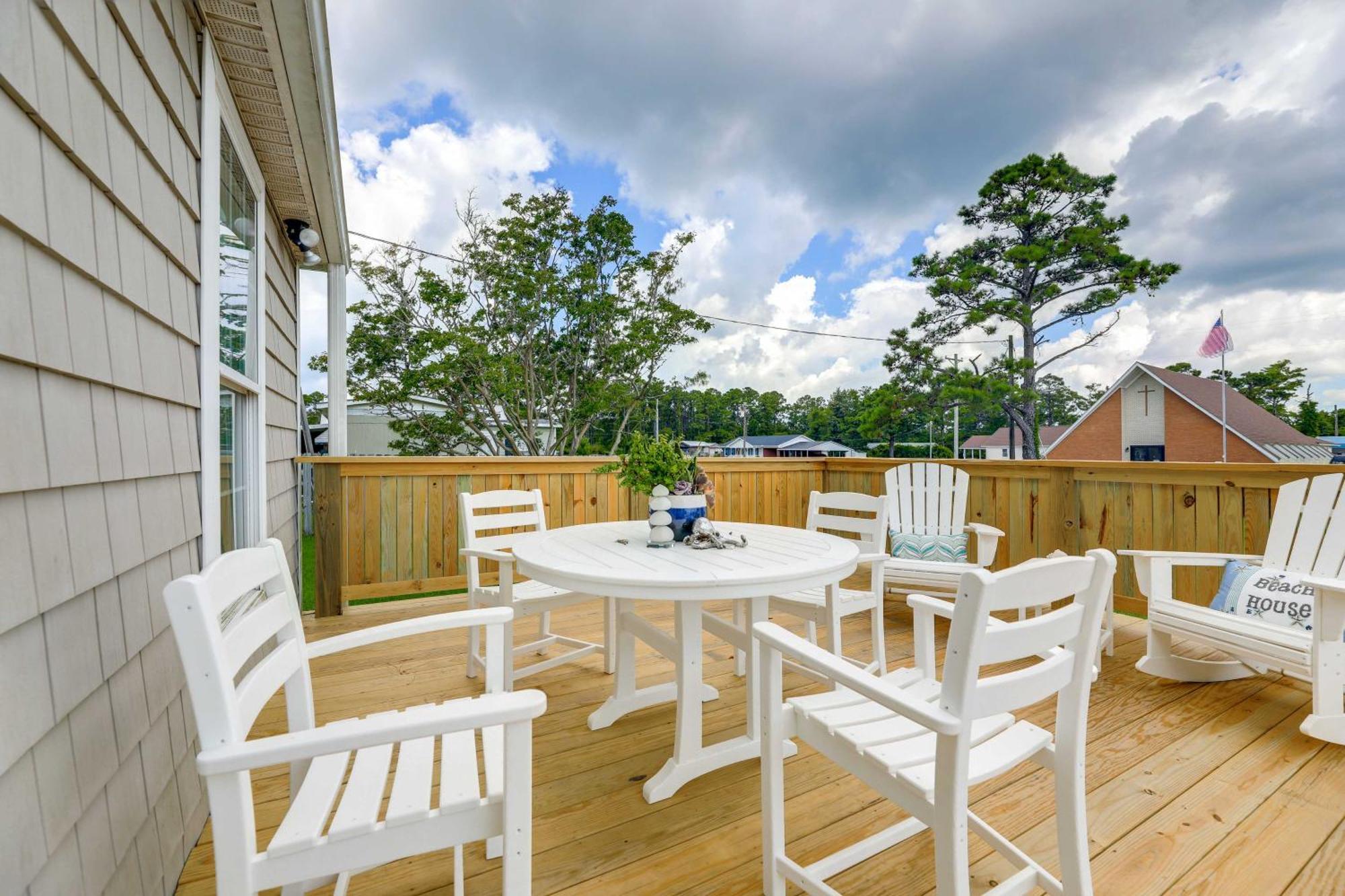 The Willowberry House With Deck And Grill! Harkers Island Eksteriør bilde