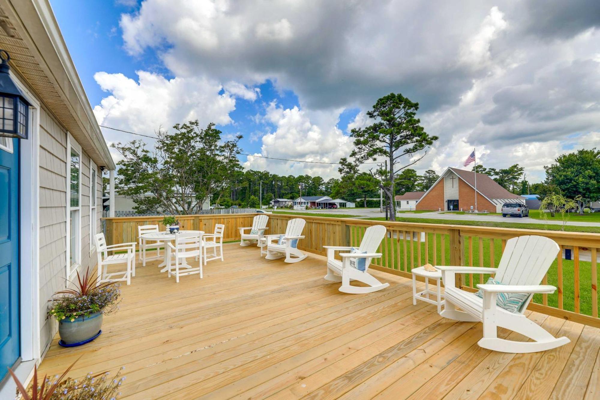 The Willowberry House With Deck And Grill! Harkers Island Eksteriør bilde