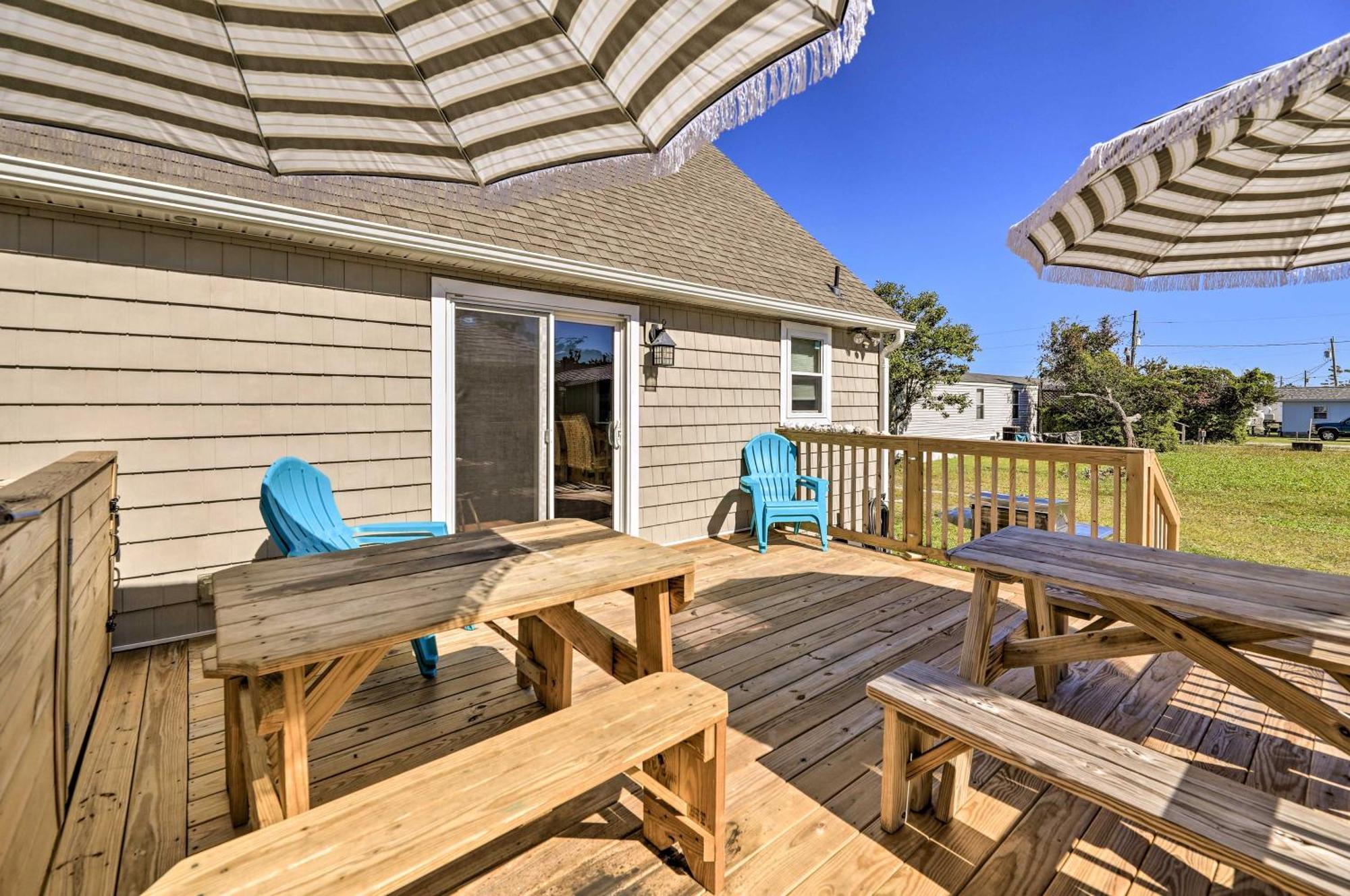 The Willowberry House With Deck And Grill! Harkers Island Eksteriør bilde