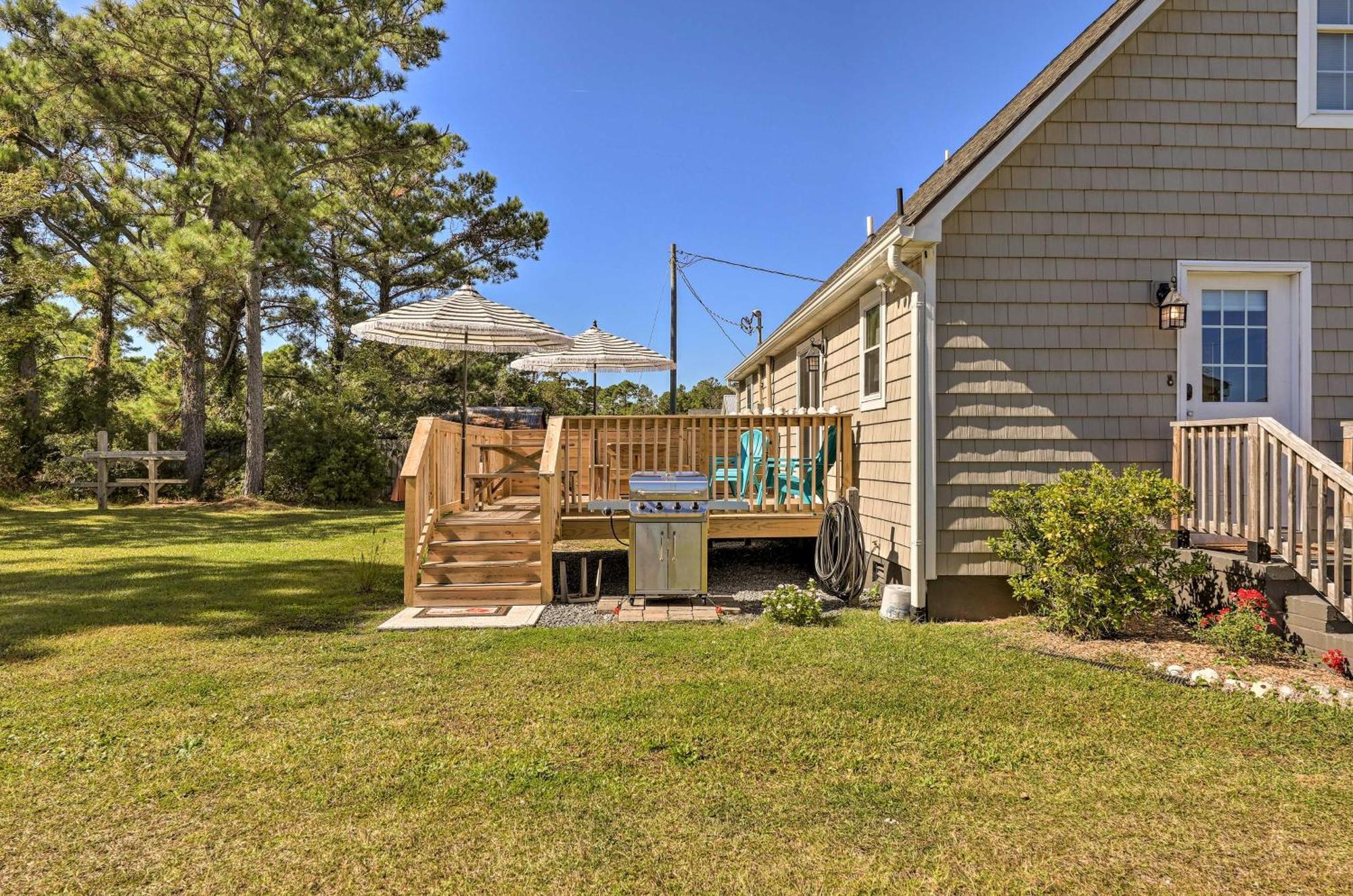 The Willowberry House With Deck And Grill! Harkers Island Eksteriør bilde