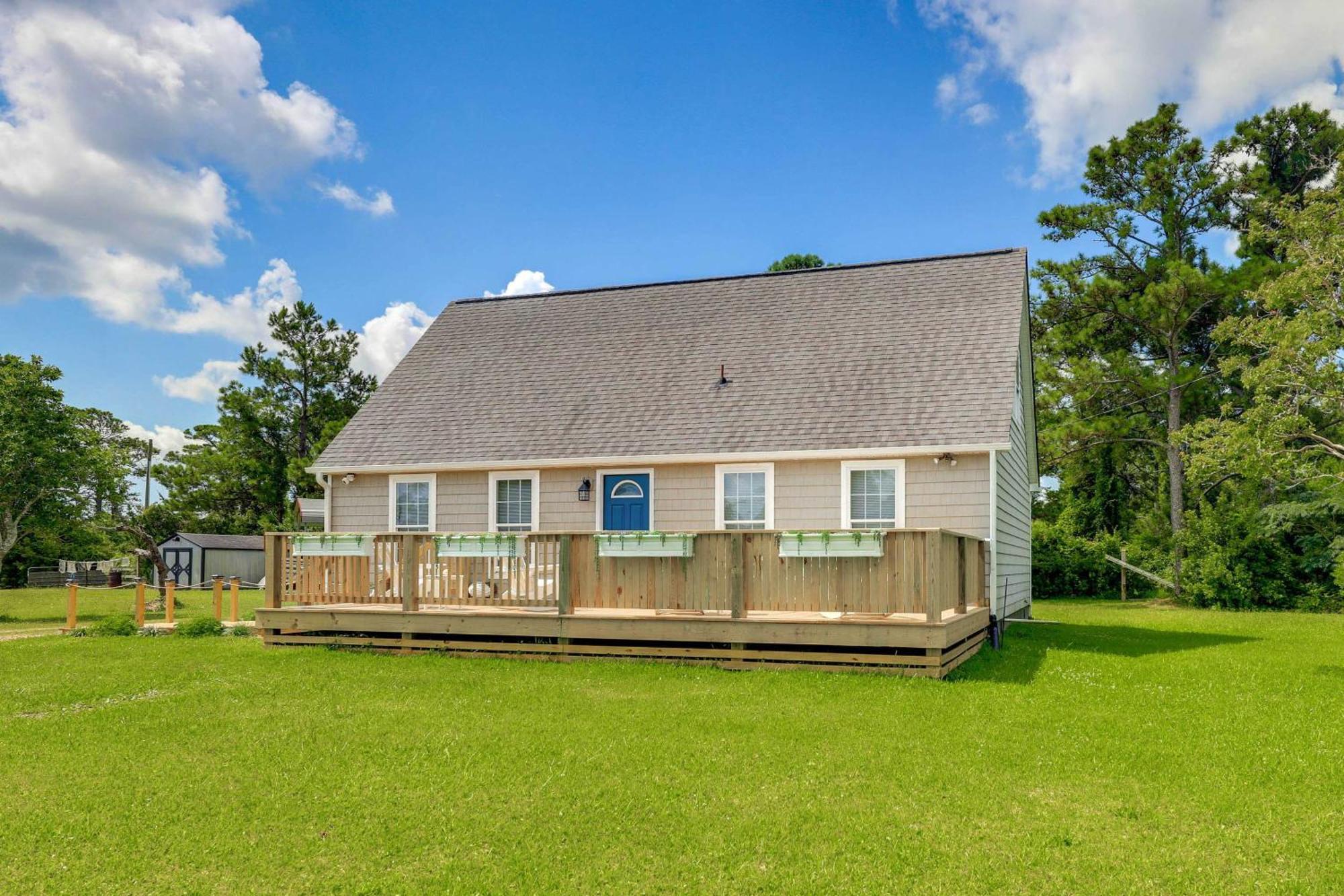 The Willowberry House With Deck And Grill! Harkers Island Eksteriør bilde
